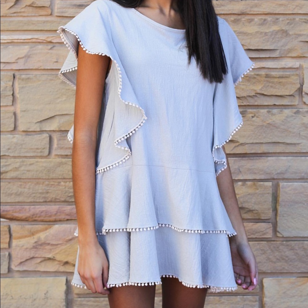 Listicle swing dress